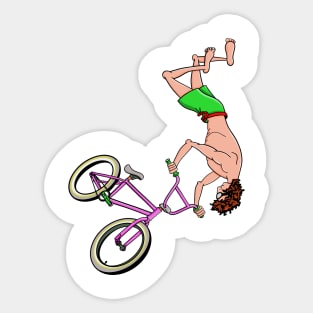 BMX Freestyle Rider Sticker